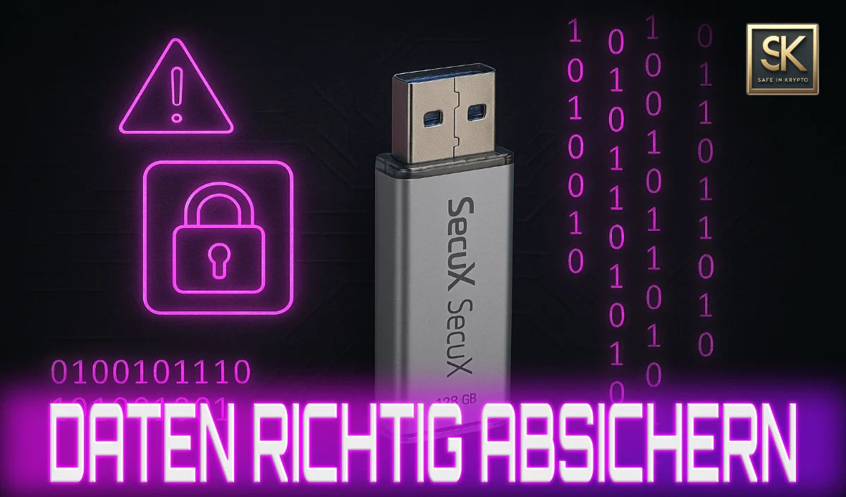 Datensicherheit mit Hilfe des USB Stick SecuX Forte