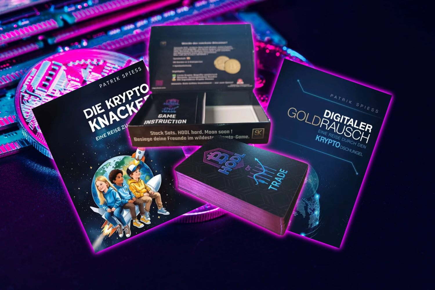 Spiele und Bücher im Shop