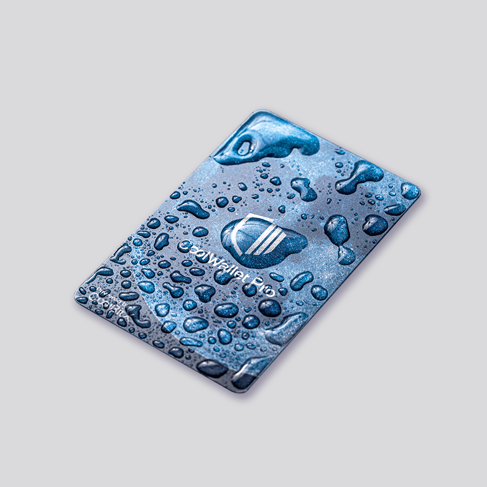Steelwallet & Hardwarewallet „Mobiles Sicherheits-Bundle: The Golden Seed & CoolWallet Pro – Maximale Sicherheit, überall“