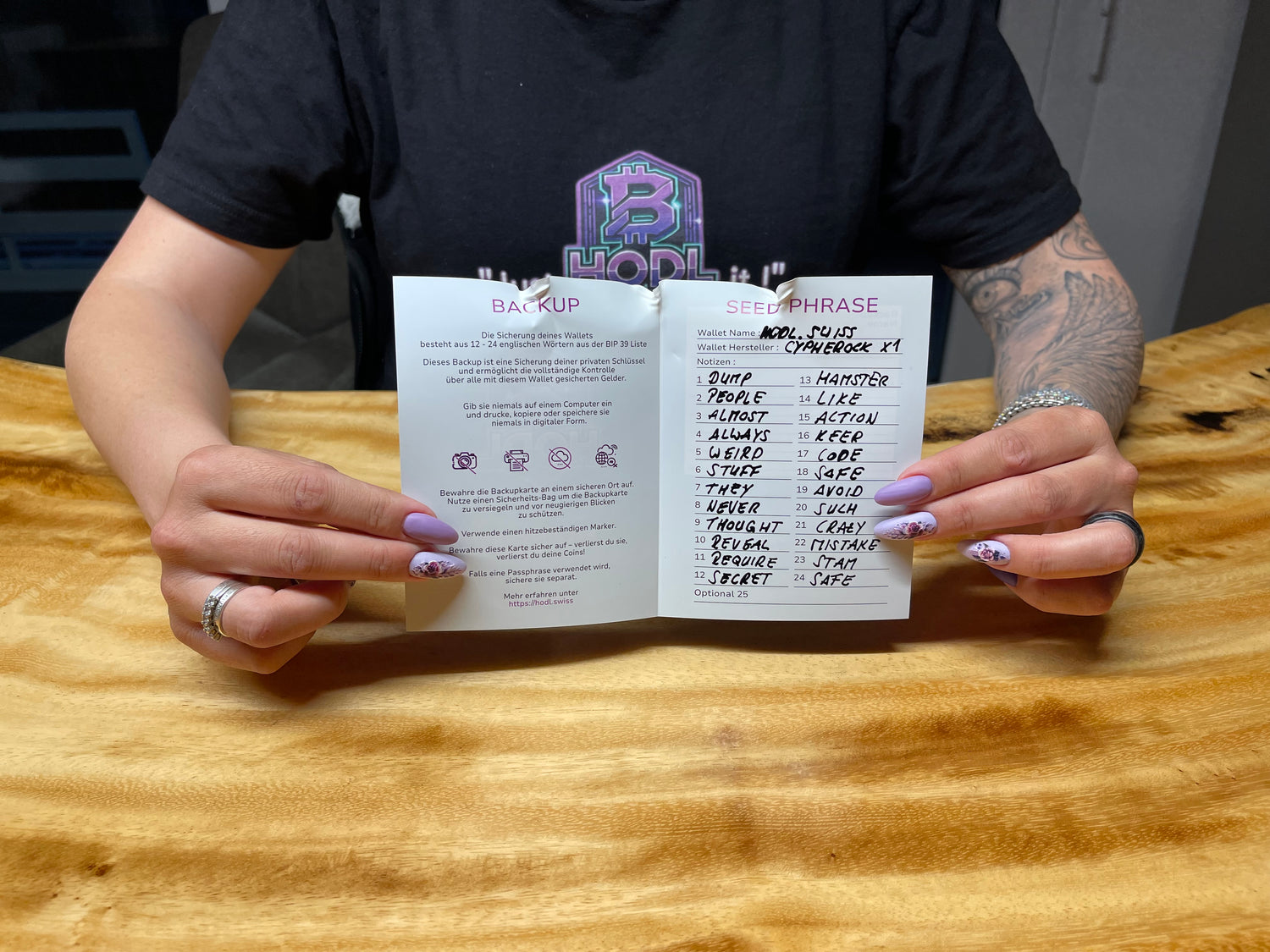 HODL Phoenix Kit™ – Die Wiedergeburt deiner Seed Phrase