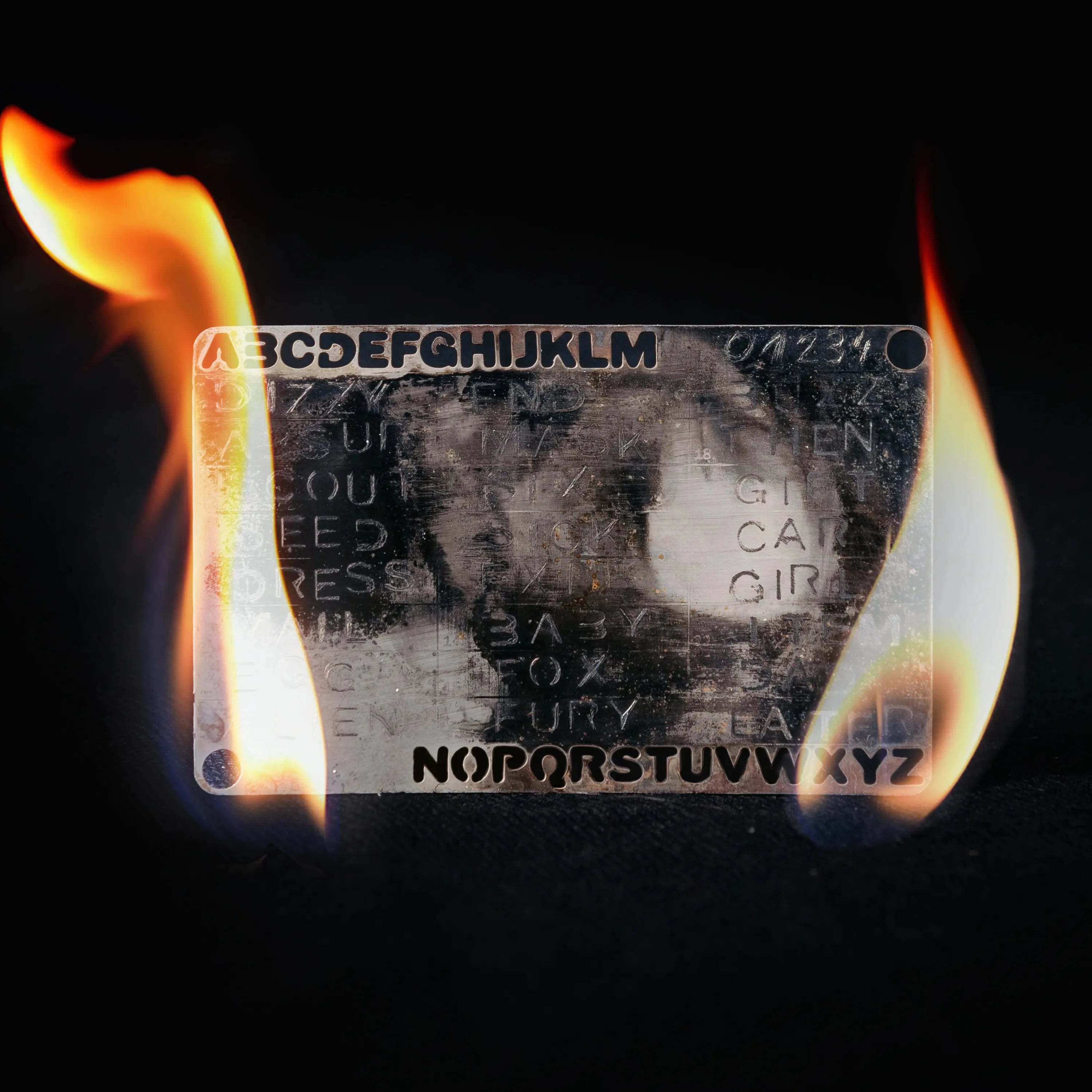 Steelwallet Metallplatte - The Golden Seed AUSLAUFMODEL