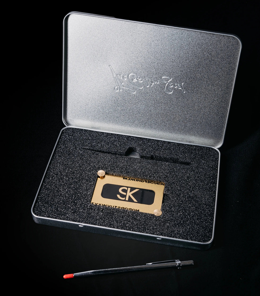 „Swiss Steelwallet The Golden Seed All-in-one-Set – Sicherer, robuster und langlebiger Schutz für deine Seed Phrase"