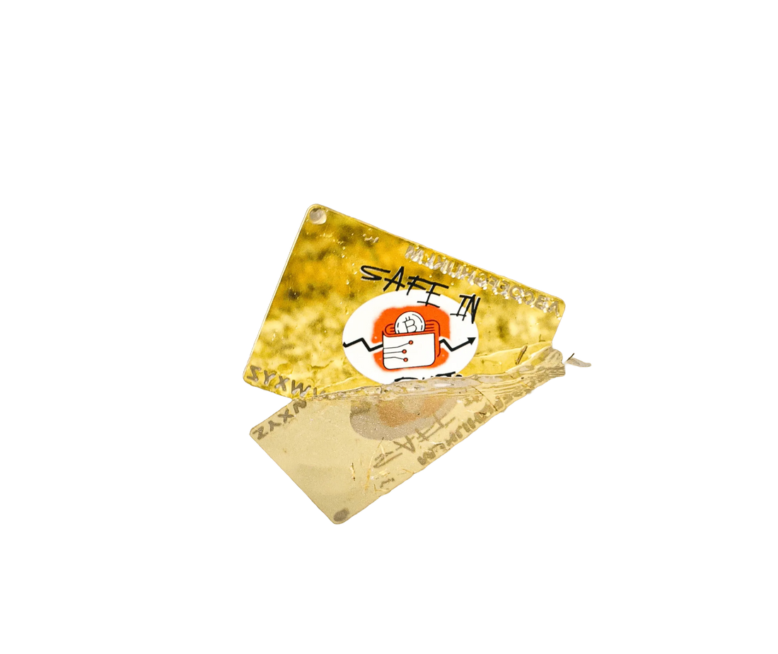 Steelwallet Metallplatte - The Golden Seed AUSLAUFMODEL