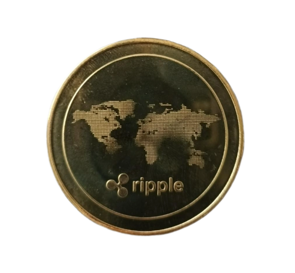 Edle Ripple XRP Münze in Gold – Ein Symbol für die Zukunft des globalen Zahlungsverkehrs