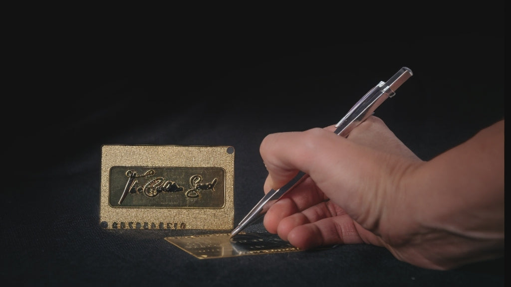 „Swiss Steelwallet The Golden Seed All-in-one-Set – Sicherer, robuster und langlebiger Schutz für deine Seed Phrase"
