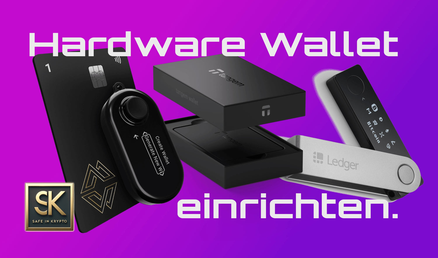 Einsteigerleitfaden: So richten Sie Ihr erstes Hardwarewallet ein.