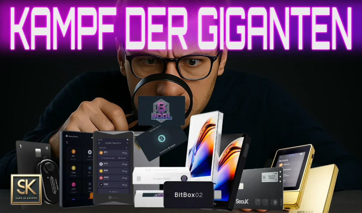 Der grosse Hardwarewallet Vergleich 2025