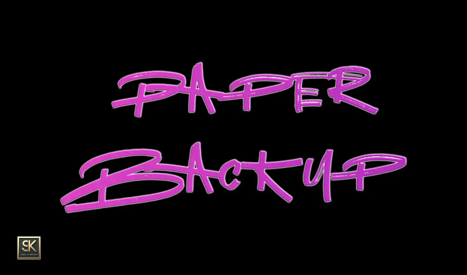 Paper Backup