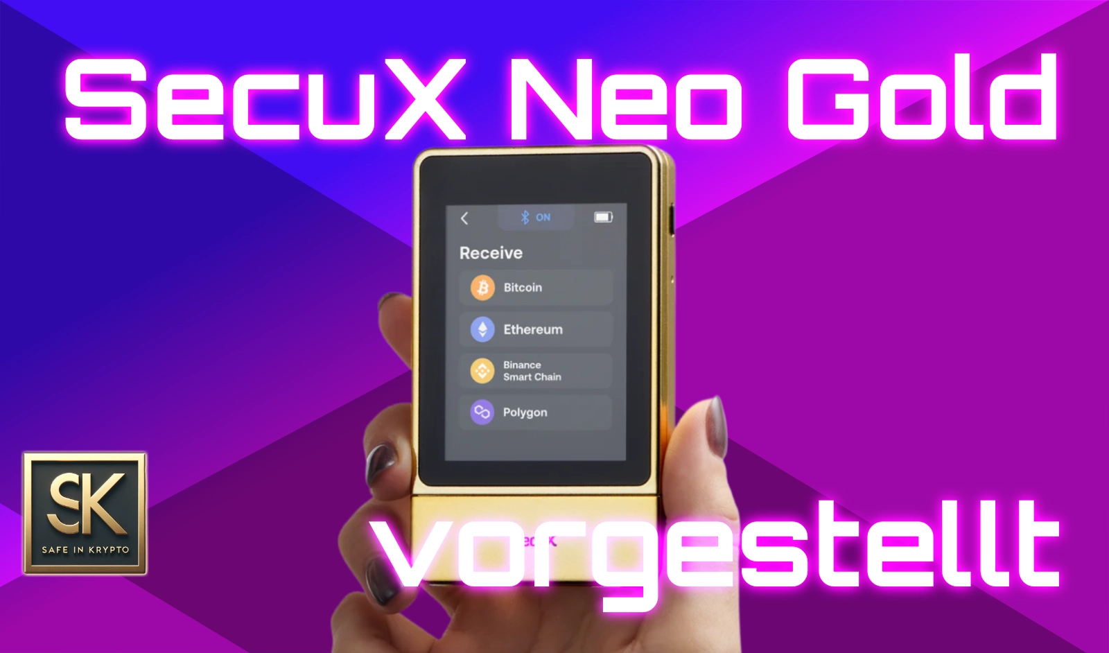 SecuX Neo Gold Hardwarewallet 