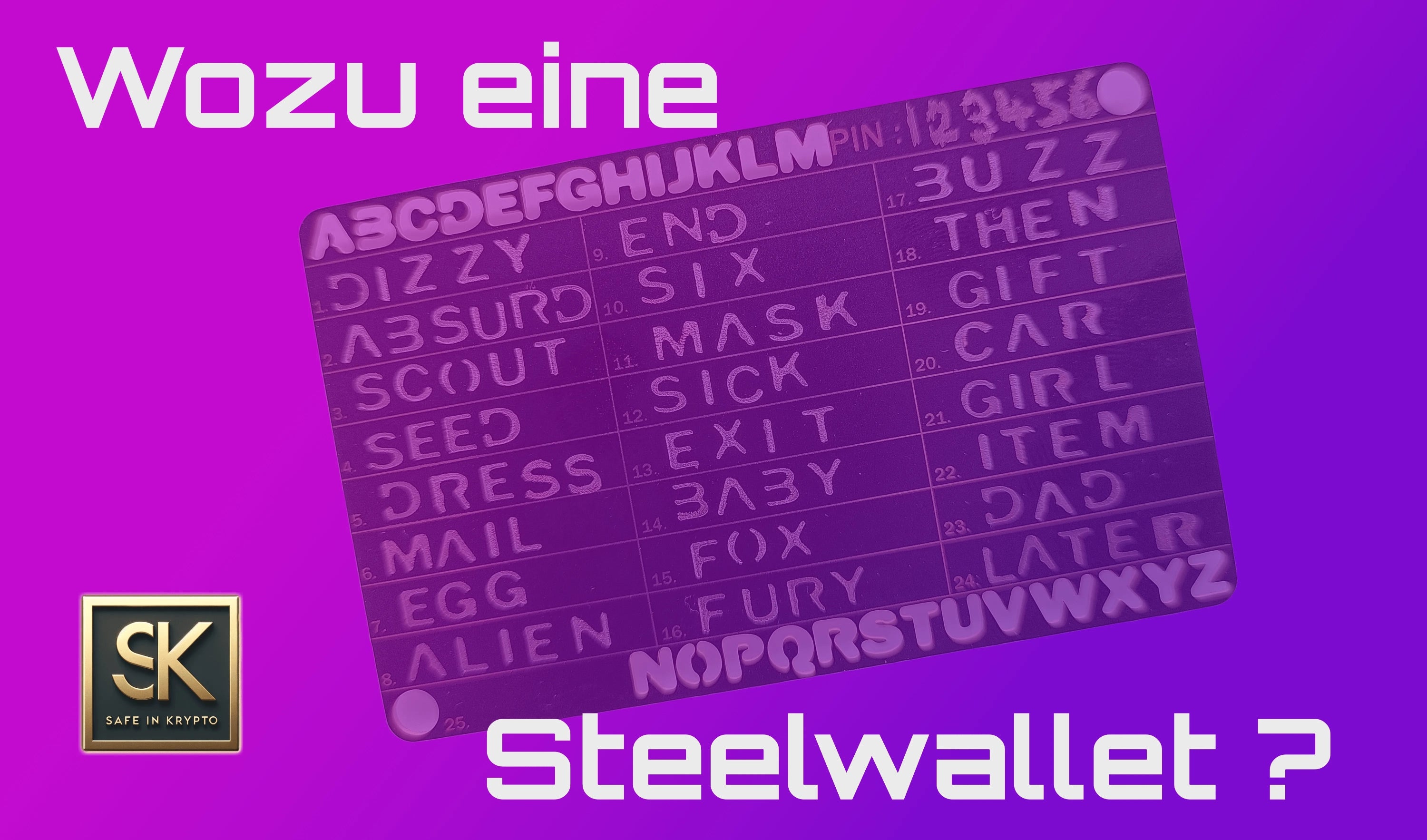 Der ultimative Leitfaden zu Steelwallets: Schutz und Sicherheit für Ihre Krypto-Assets