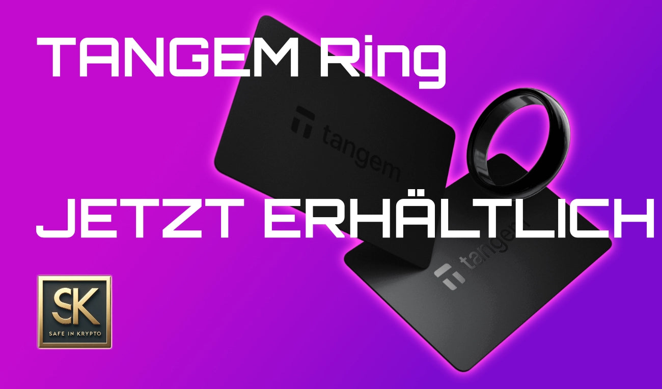 Revolutionäre Krypto-Sicherheit am Finger: Der Tangem Ring – weltweit erstes ringförmiges Hardware-Wallet