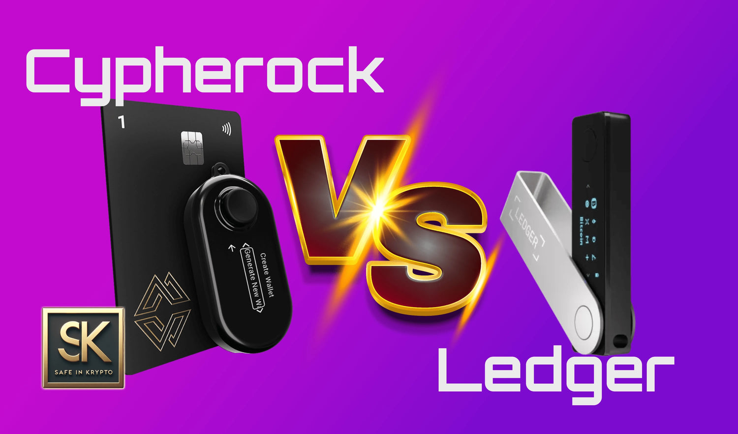 Cypherock VS Ledger | Warum Cypherock sicherer ist und eine Revolution bei Hardware Wallets einläutet ?