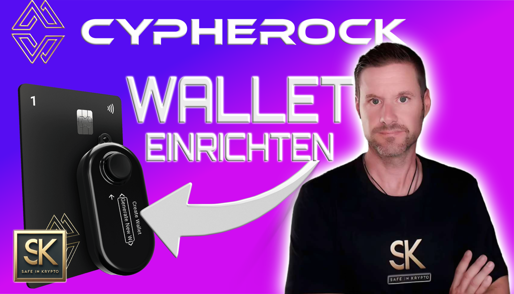 Laden Sie das Video: Wie wird das Cypherock Hardwarewallet eingerichtet ?