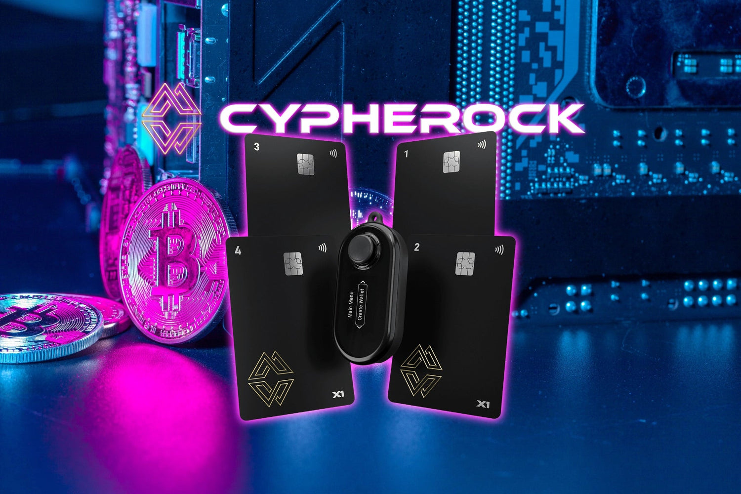 „Cypherock X1 – Hochsicheres Krypto-Wallet, ideal für die sichere Aufbewahrung und Verwaltung von Kryptowährungen, mit innovativer SSS-Technologie.“