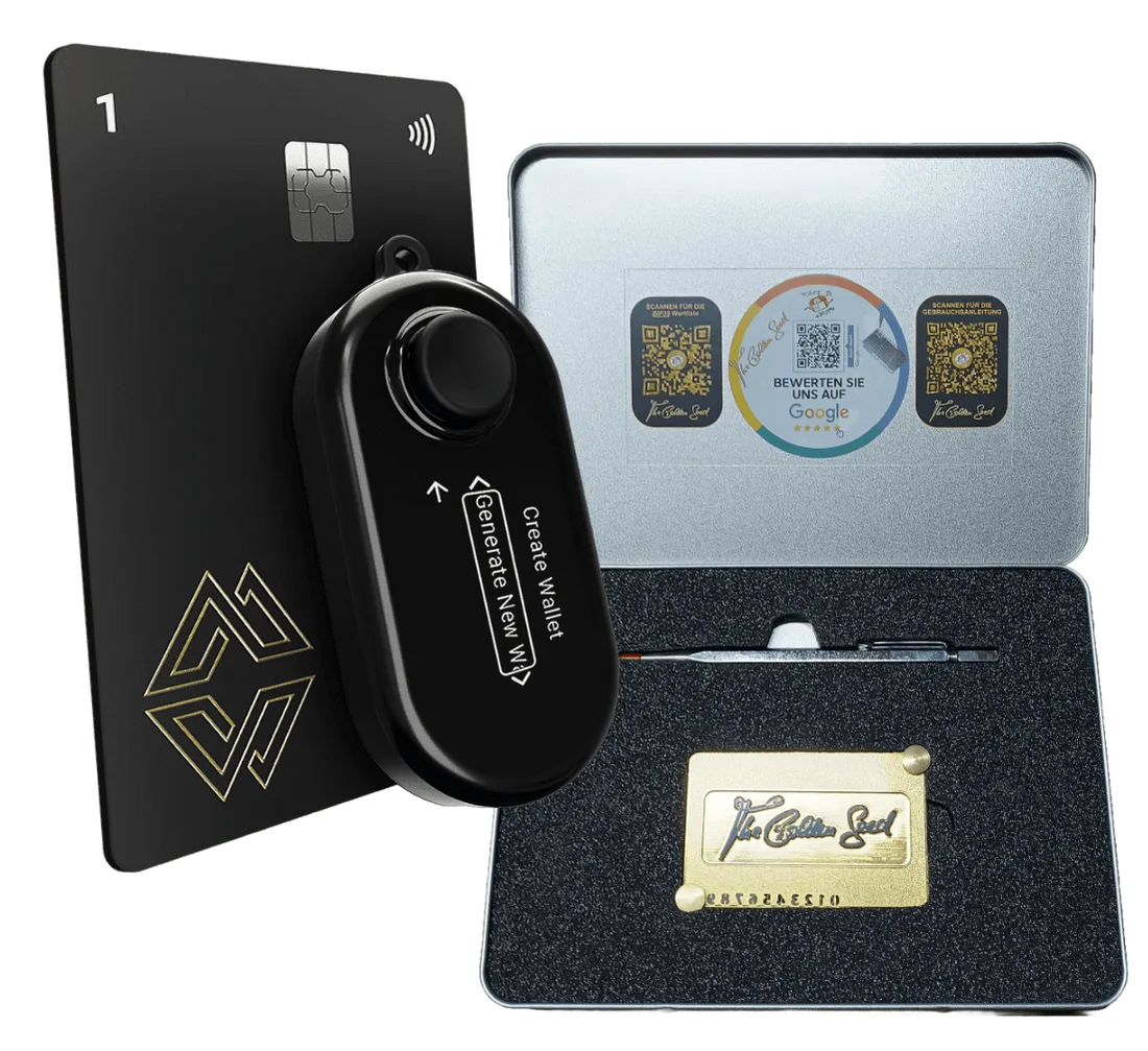 Steelwallet &amp; Hardwarewallet „Krypto-Fort Knox: The Golden Seed und Cypherock X1 im exklusiven Bundle“