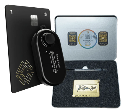 Steelwallet &amp; Hardwarewallet „Krypto-Fort Knox: The Golden Seed und Cypherock X1 im exklusiven Bundle“