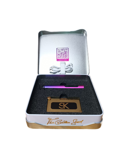 Swiss Steelwallet The Golden Seed 2.0 „Sicherheit trifft auf Einfachheit&quot; Pro Edition Seed Phrase elektrisch gravieren.