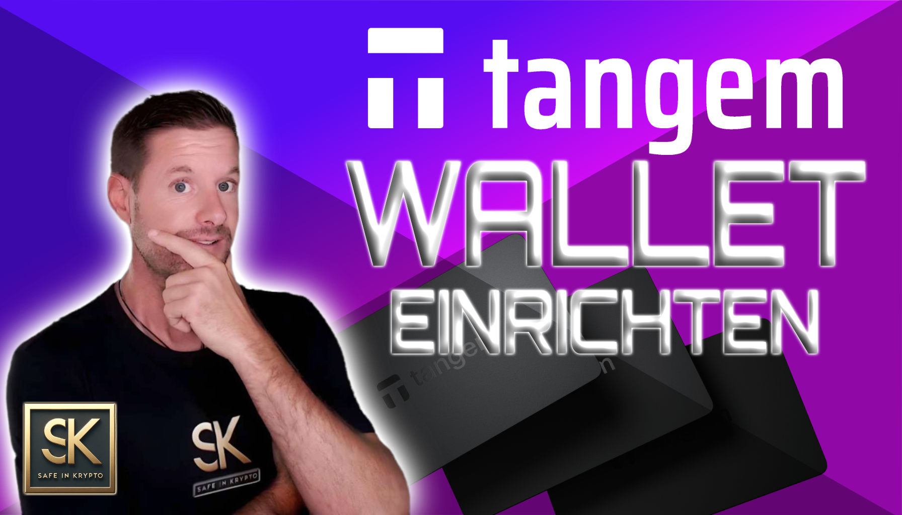 Laden Sie das Video: So einfach richtest du die Tangem Walet ein.