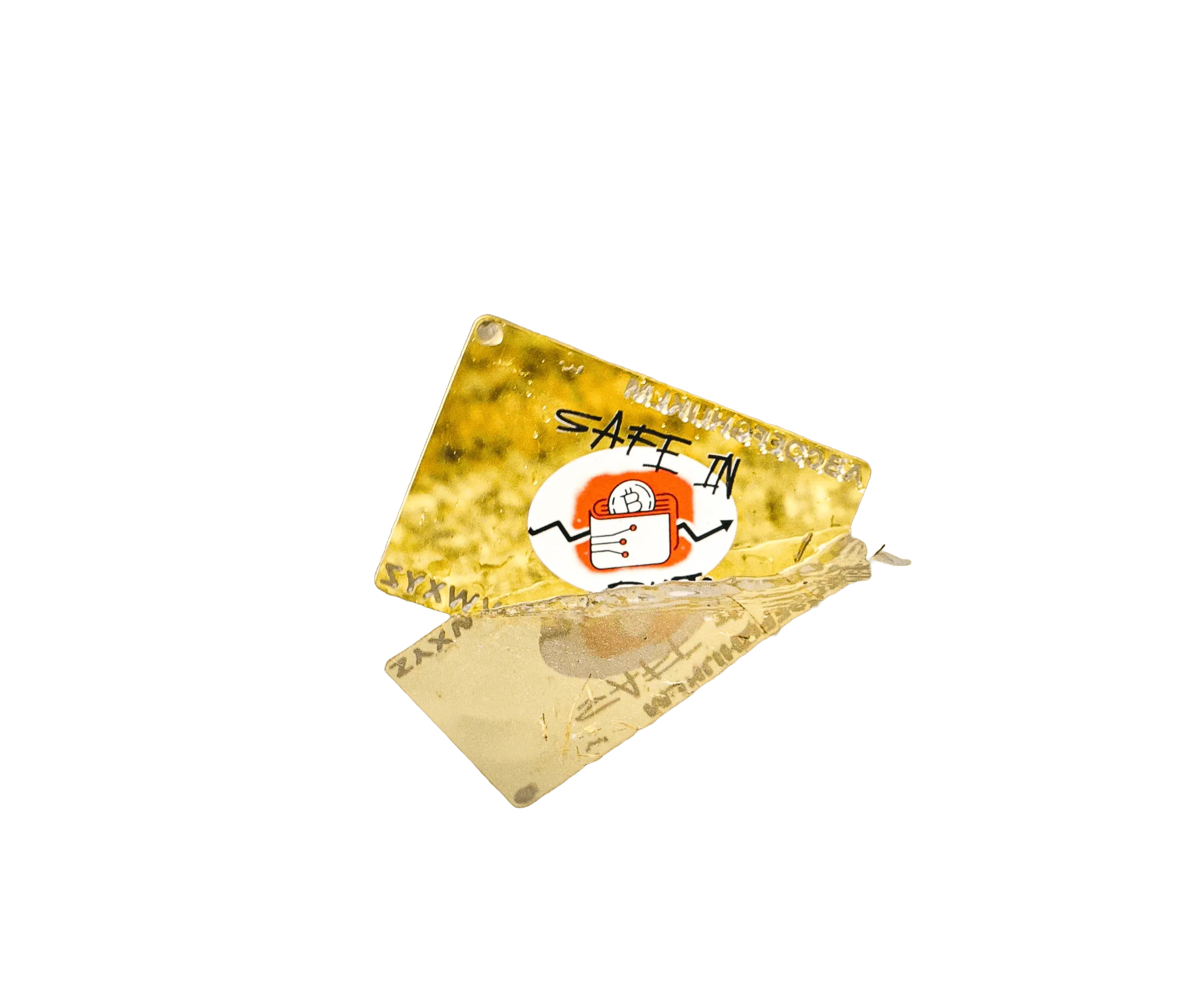 Steelwallet Metallplatte - The Golden Seed AUSLAUFMODEL