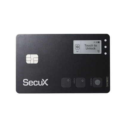 Hardwarewallet SecuX Shield BIO – Biometrische Sicherheit auf höchstem Niveau