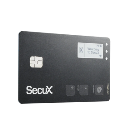 Hardwarewallet SecuX Shield BIO – Biometrische Sicherheit auf höchstem Niveau