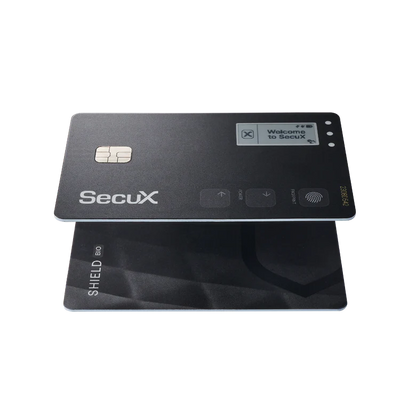 Hardwarewallet SecuX Shield BIO – Biometrische Sicherheit auf höchstem Niveau