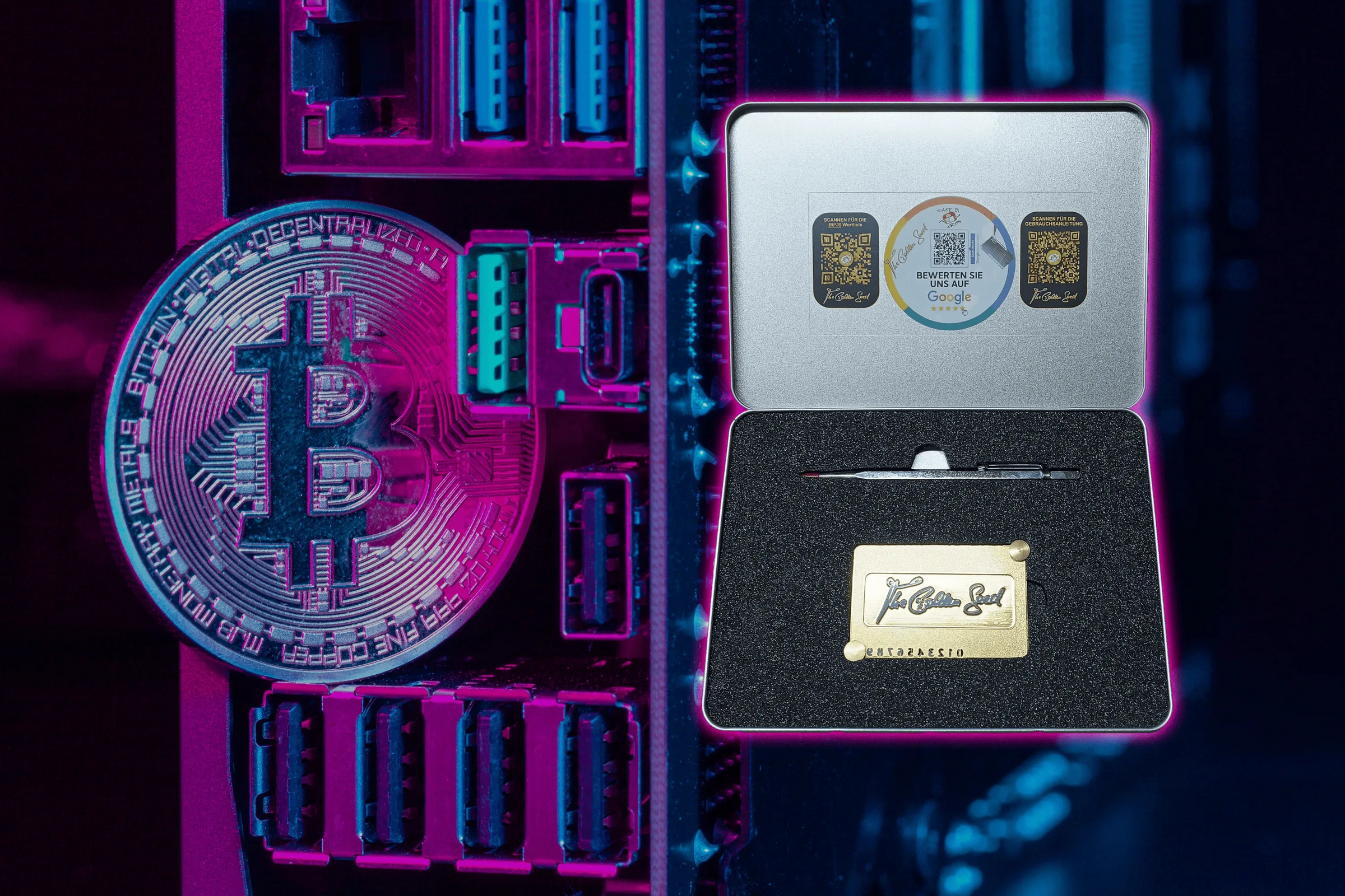 Laden Sie das Video: The Golden Seed Swiss Steel wallet kurz vorgestellt