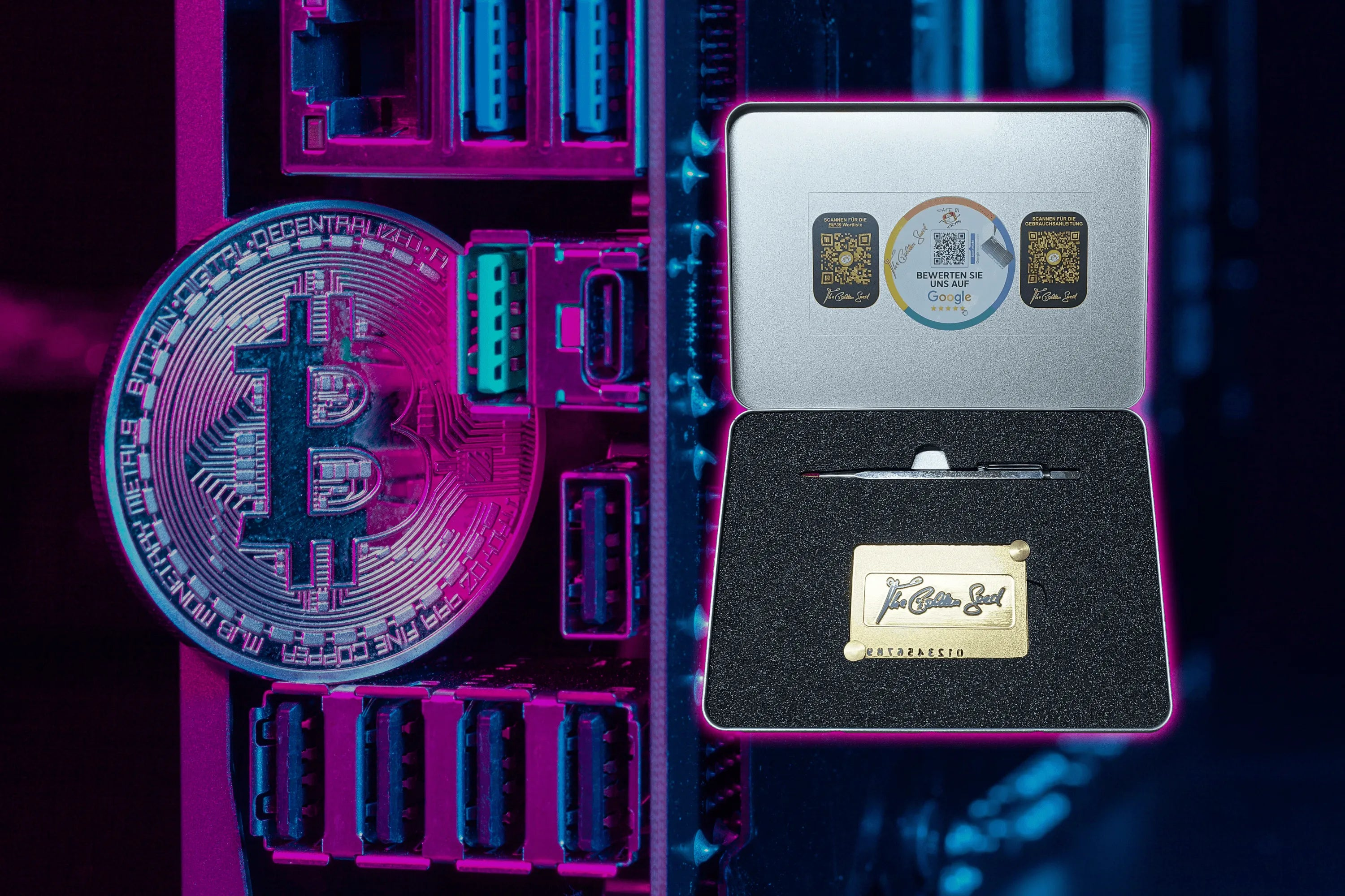 Laden Sie das Video: The Golden Seed Swiss Steel wallet kurz vorgestellt