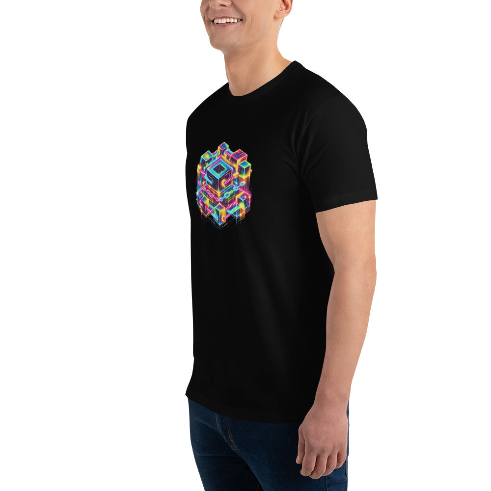 Blockchain Rainbow Kurzärmeliges T-Shirt