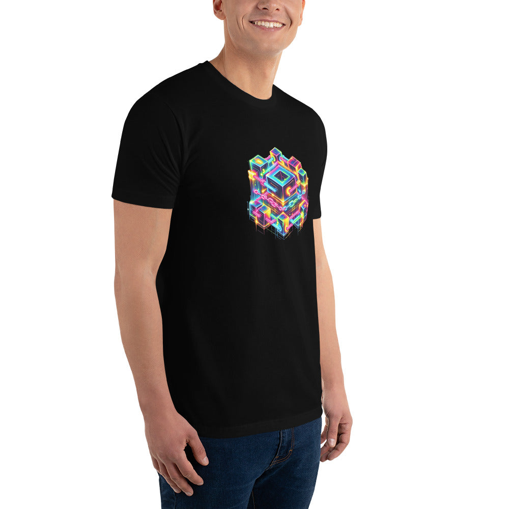 Blockchain Rainbow Kurzärmeliges T-Shirt