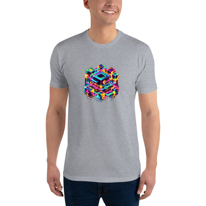 Blockchain Rainbow Kurzärmeliges T-Shirt