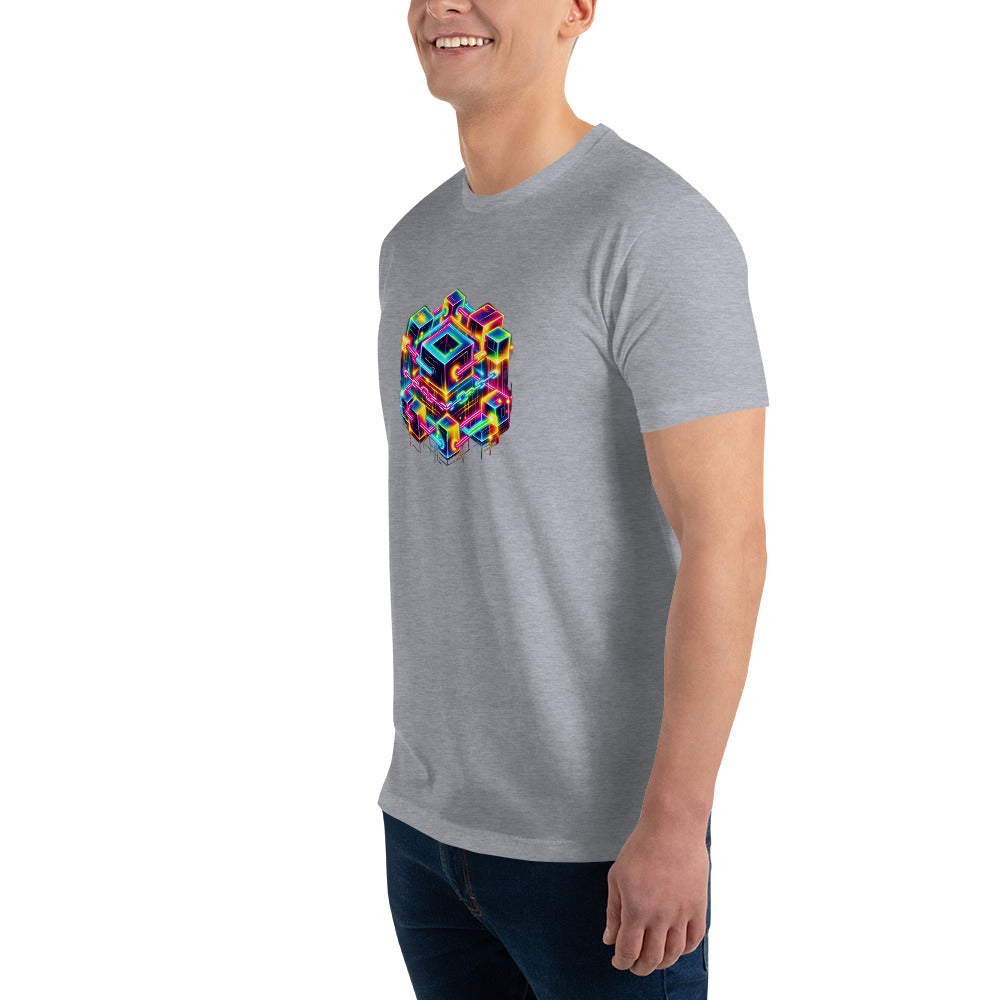 Blockchain Rainbow Kurzärmeliges T-Shirt