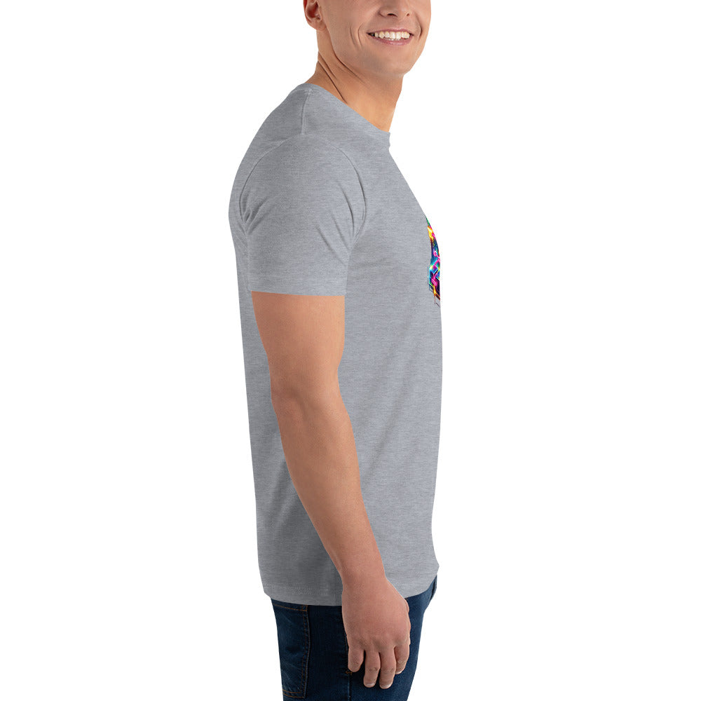 Blockchain Rainbow Kurzärmeliges T-Shirt