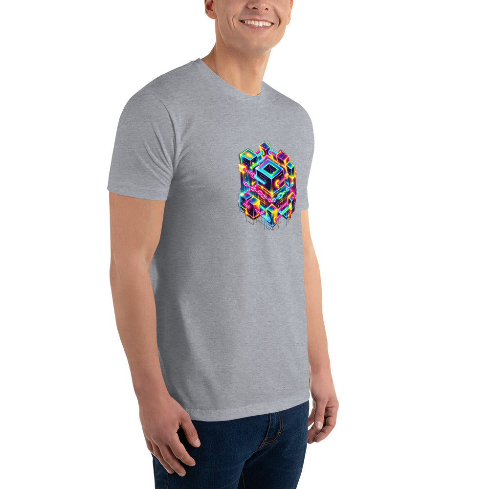 Blockchain Rainbow Kurzärmeliges T-Shirt