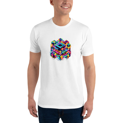 Blockchain Rainbow Kurzärmeliges T-Shirt