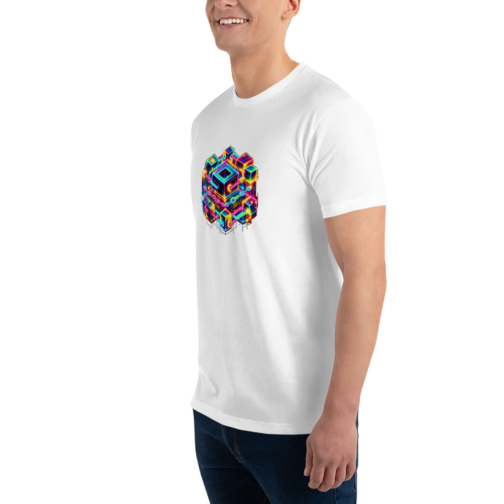 Blockchain Rainbow Kurzärmeliges T-Shirt