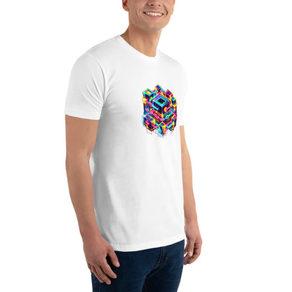 Blockchain Rainbow Kurzärmeliges T-Shirt