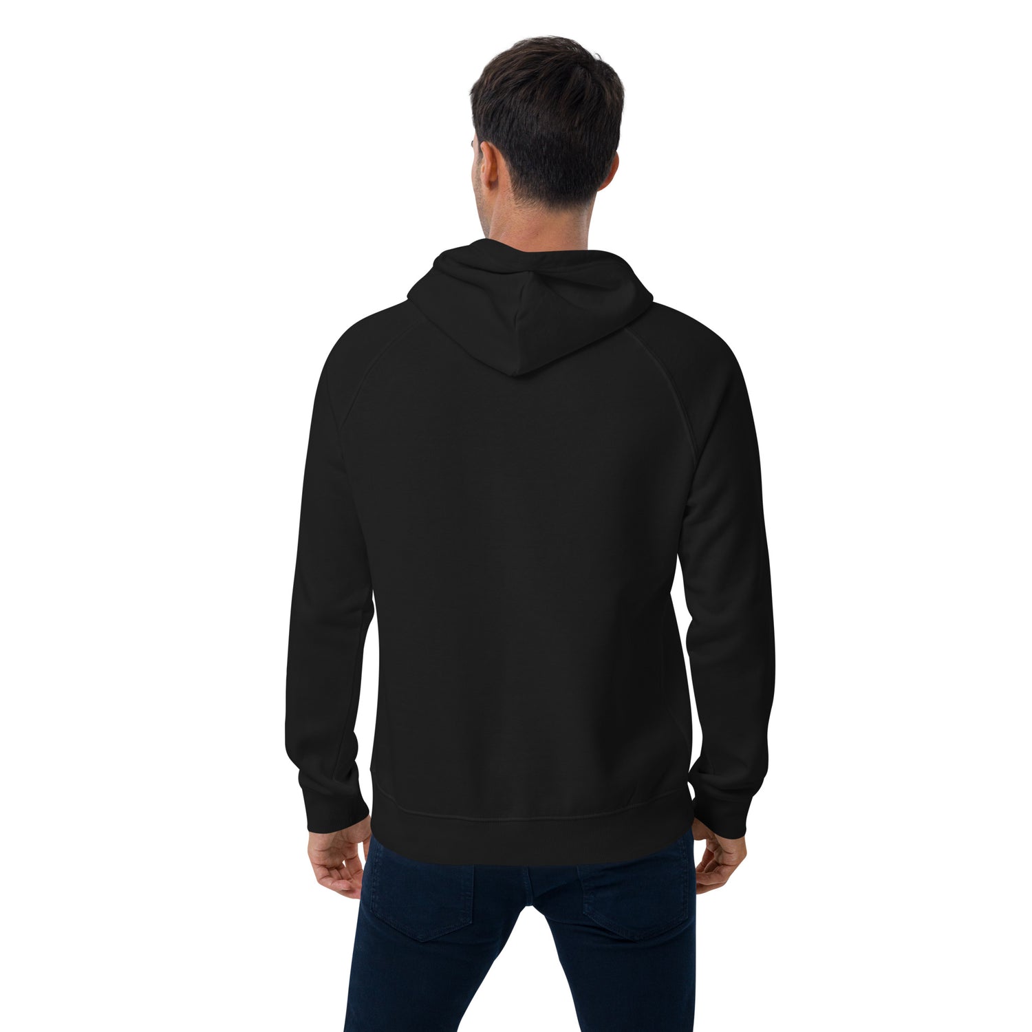 Bitcoin Unisex Bio-Raglan-Hoodie