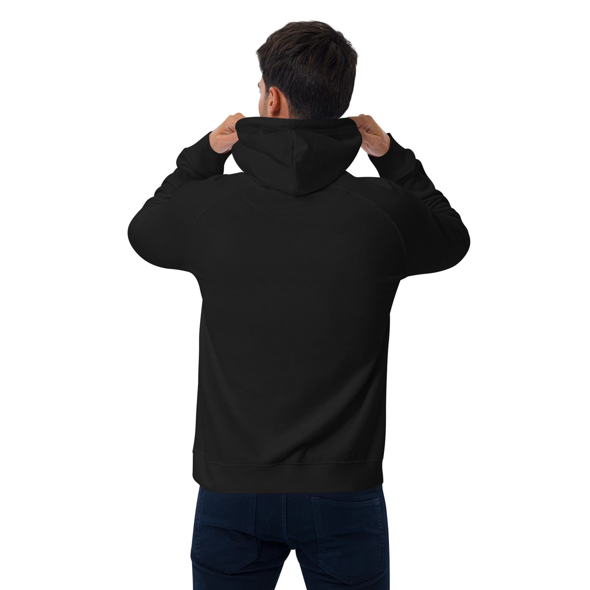 Bitcoin Unisex Bio-Raglan-Hoodie